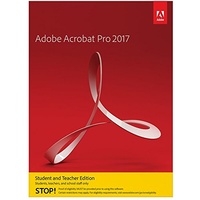 Adobe Acrobat Pro 2017 Windows Student/Teacher DVD