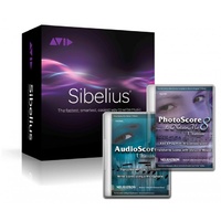 Sibelius plus PhotoScore & NotateMe Ultimate and Audioscore