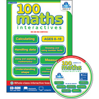 100 Maths Interactives CD-ROM Ages 8-10
