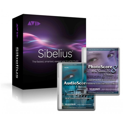 Sibelius Ultimate for Education + PhotoScore & NotateMe and AudioScore Ultimate
