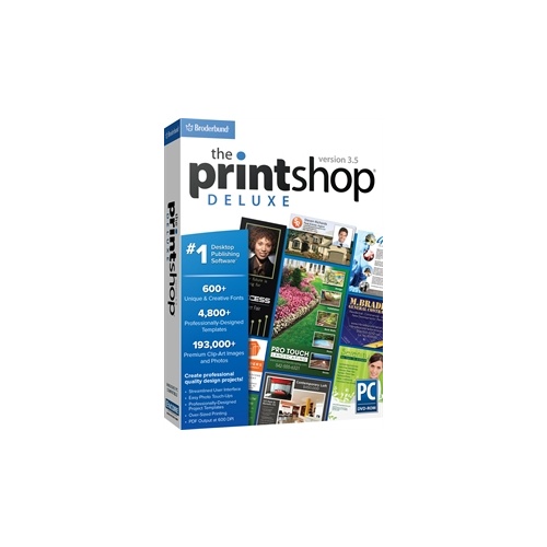buy the print shop 3 5 deluxe print shop professional 3 5